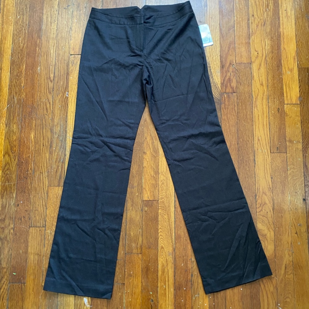 NWT DKNY City Stretch Slacks Womens Size 6 Gray